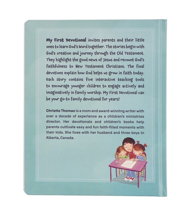 My First Devotional Teal Hardcover Devotional Book