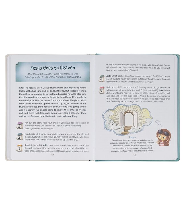 My First Devotional Teal Hardcover Devotional Book