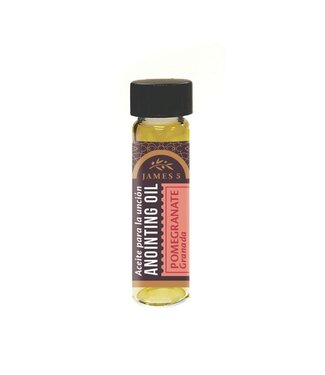 B&H Publishing Group Anointing Oil - Pomegranate - Glass Vial (Net Wt. 1/4 oz.) | 膏油 - 石榴 - 玻璃瓶裝 (淨重 1/4 盎司)