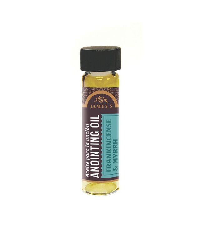Anointing Oil - Frankincense and Myrrh - Glass Vial (Net Wt. 1/4 oz.) |  膏油 - 乳香與沒藥 - 玻璃瓶裝 (淨重 1/4 盎司)