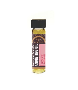 B&H Publishing Group Anointing Oil - Rose of Sharon - Glass Vial (Net Wt. 1/4 oz.)  | 膏油 - 沙崙玫瑰 - 玻璃瓶裝 (淨重 1/4 盎司)
