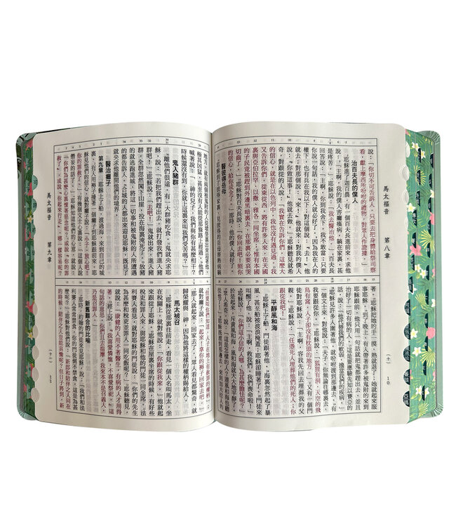 聖經：和合本．7系列．彩繪皮面索引（翠綠款）