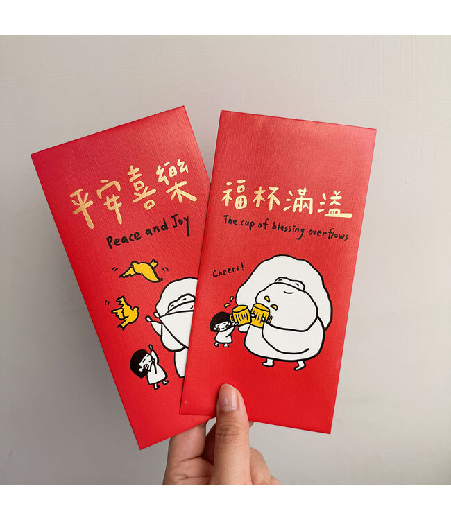燙金紅包袋——胖耶日記(6入)