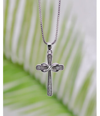 Eden Merry Jewelry Grace Collection - Infinite Cross Necklace | 【恩典系列】無限十字架項鍊