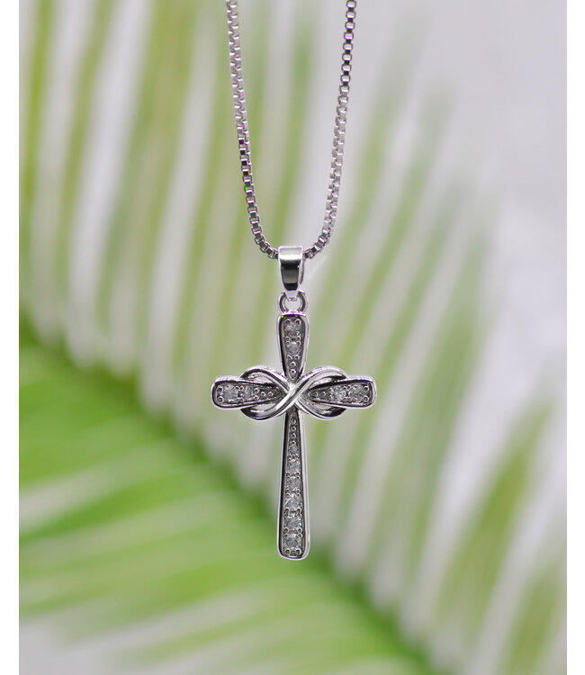 Grace Collection - Infinite Cross Necklace | 【恩典系列】無限十字架項鍊