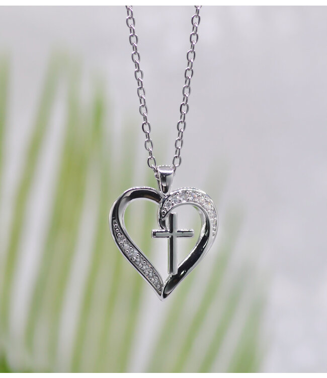 Grace Collection - Heart/Cross Necklace | 【恩典系列】心/十字架項鍊