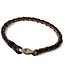 Leather Bracelet Collection - Braided Cross Bracelet | 真皮編織十字架手鍊