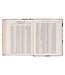 Peach Floral Margo Collection Faux Leather King James Version Note-taking Bible - Proverbs 31:25