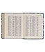 Teal Floral Ally Collection Large Print Faux Leather King James Version Note-taking Bible - Matthew 22:37