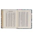 Teal Floral Ally Collection Large Print Faux Leather King James Version Note-taking Bible - Matthew 22:37
