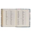Teal Floral Ally Collection Large Print Faux Leather King James Version Note-taking Bible - Matthew 22:37