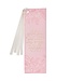 Under His Wings Pink Faux Leather Bookmark - Psalm 91:4 | 仿皮革書簽