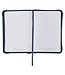 Be Strong and Courageous Blue Faux Leather Journal with Zipper Closure - Joshua 1:9 | 拉鍊式仿皮面筆記本