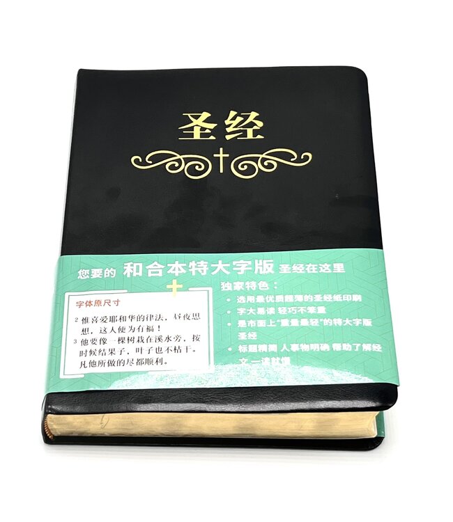 圣经．和合本．特大字版．黑色皮面索引（简体）