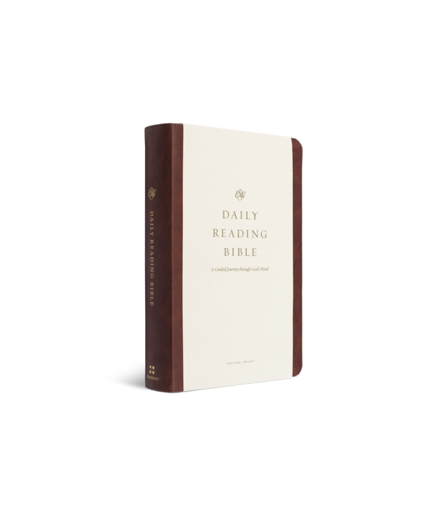 ESV Daily Reading Bible: A Guided Journey through God's Word - TruTone, Brown