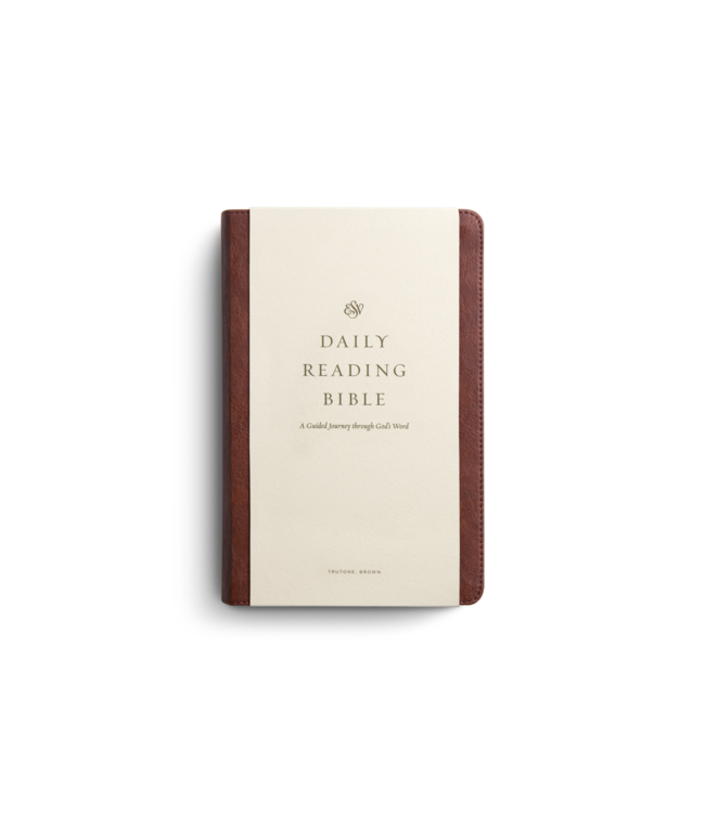 ESV Daily Reading Bible: A Guided Journey through God's Word - TruTone, Brown
