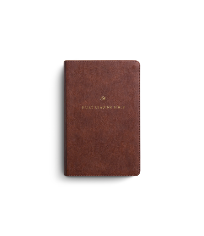 ESV Daily Reading Bible: A Guided Journey through God's Word - TruTone, Brown