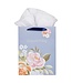 Congratulations Blue Floral Large Portrait Gift Bag | 禮物袋——大