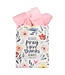 Rejoice Bright Floral Large Portrait Gift Bag - 1 Thessalonians 5:16-18 | 禮物袋——大