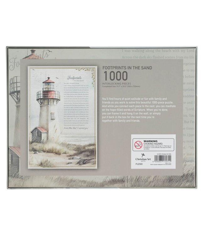 Footprints 1000-piece Puzzle | 100塊拼圖——足印