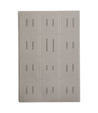 Christian Art Gifts Bible Indexing Tabs for Silver Gilt-edged Bibles