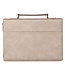 Everything Beautiful Taupe Faux Leather Bible Cover - Ecclesiastes 3:11 | 仿皮拉鏈聖經套