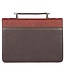 Have Made You Two-tone Brown Faux Leather Classic Bible Cover - Isaiah 46:4 | 仿皮拉鏈聖經套