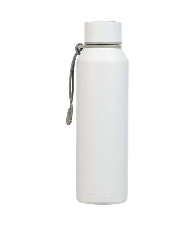 Strong and Courageous White Stainless Steel Water Bottle - Joshua 1:9 | 不銹鋼保溫水壺