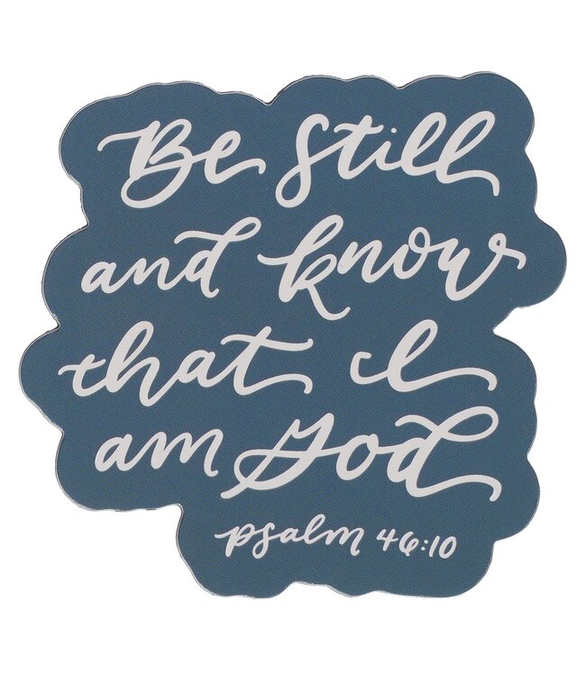 Be Still and Know Teal Magnet - Psalm 46:10 | 冰箱貼