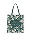 Strength and Dignity Green Floral Reusable Non-woven Shopping Tote Bag - Proverbs 31:25 | 不織布環保袋