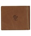 Be Strong and Steadfast Chestnut Brown Full Grain Leather Wallet - Deuteronomy 31:6 | 真皮皮革錢包