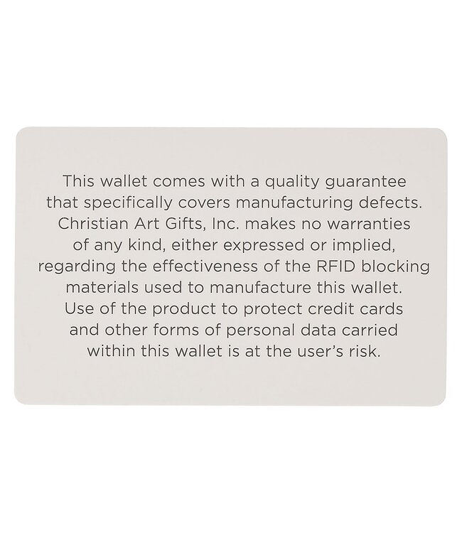 Walk by Faith Black and Gray Full Grain Leather Wallet - 2 Corinthians 5:7 | 真皮皮革錢包