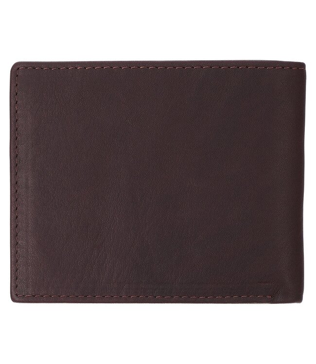 Trust in the Lord Dark Brown Full Grain Leather Wallet - Proverbs 3:5 | 真皮皮革錢包