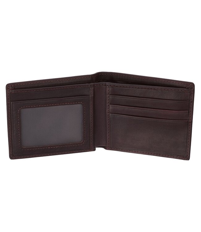 Trust in the Lord Dark Brown Full Grain Leather Wallet - Proverbs 3:5 | 真皮皮革錢包