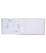 Pink Floral Mr. & Mrs. Medium Faux Leather Wedding Guest Book - 1 John 4:19 | 仿皮婚禮嘉賓留言簿