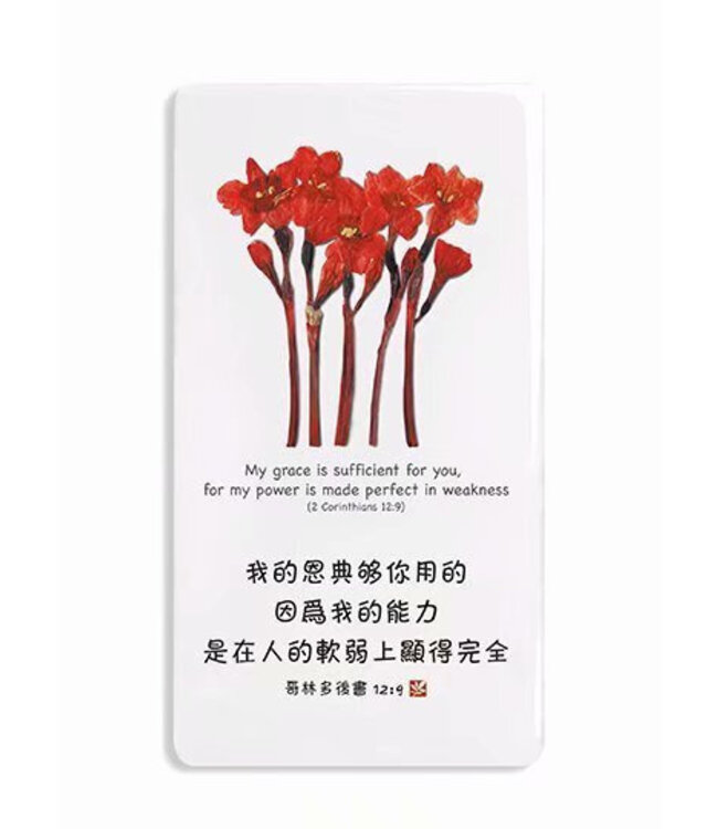 經文牌飾品 C3007 我的恩典夠你用