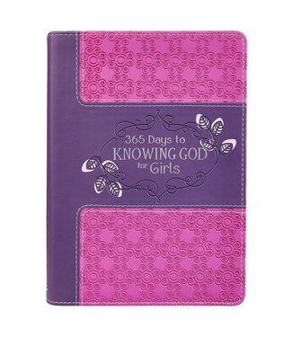 Christian Art Gifts 365 Days to Knowing God for Girls Devotional