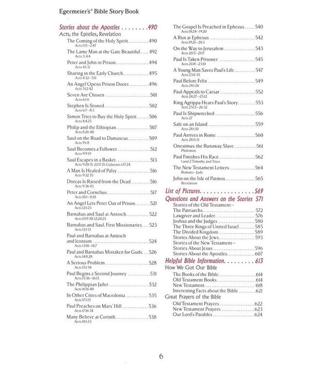 Egermeier's Bible Story Book, Hardcover