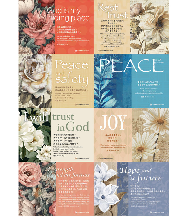 關懷卡：平安的泉源 （8卡8封）