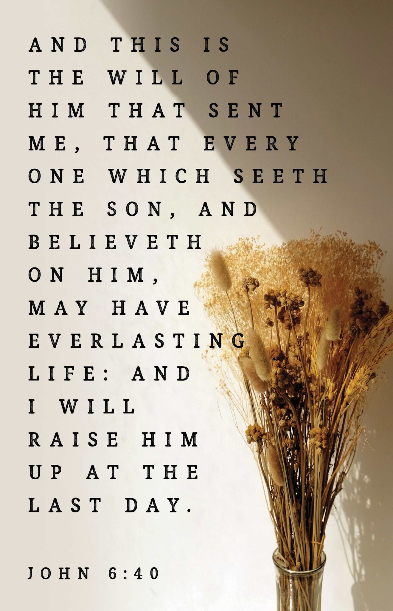 Bulletin-And This Is The Will Of Him That Sent Me...Have Everlasting ...