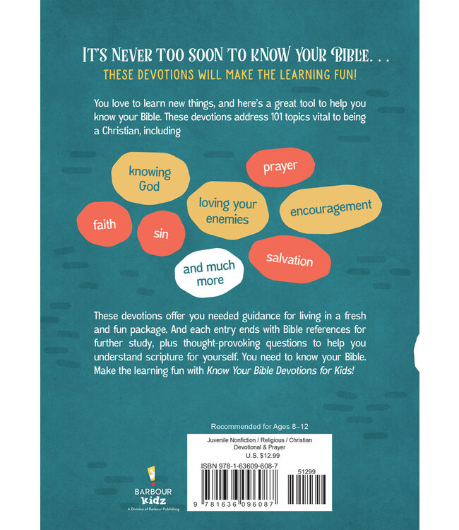 Know Your Bible: Devotions for Kids
