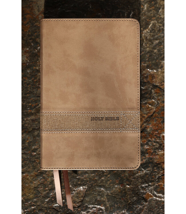 NIV Teen Study Bible/Compact (Comfort Print)-Brown Leathersoft