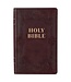 Dark Brown Faux Leather King James Version Deluxe Gift Bible with Thumb Index