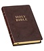 Dark Brown Faux Leather King James Version Deluxe Gift Bible with Thumb Index