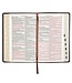 Dark Brown Faux Leather King James Version Deluxe Gift Bible with Thumb Index