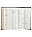Dark Brown Faux Leather King James Version Deluxe Gift Bible with Thumb Index