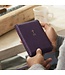 KJV Holy Bible, Compact Reference Bible, 43,000 Cross-References, Red Letter, Comfort Print, Purple Leathersoft With Zipper