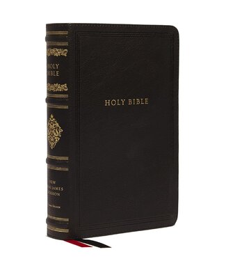 Thomas Nelson Publishers NKJV Large Print Reference Bible, Black Leathersoft, Red Letter, Comfort Print (Sovereign Collection): Holy Bible, New King James Version