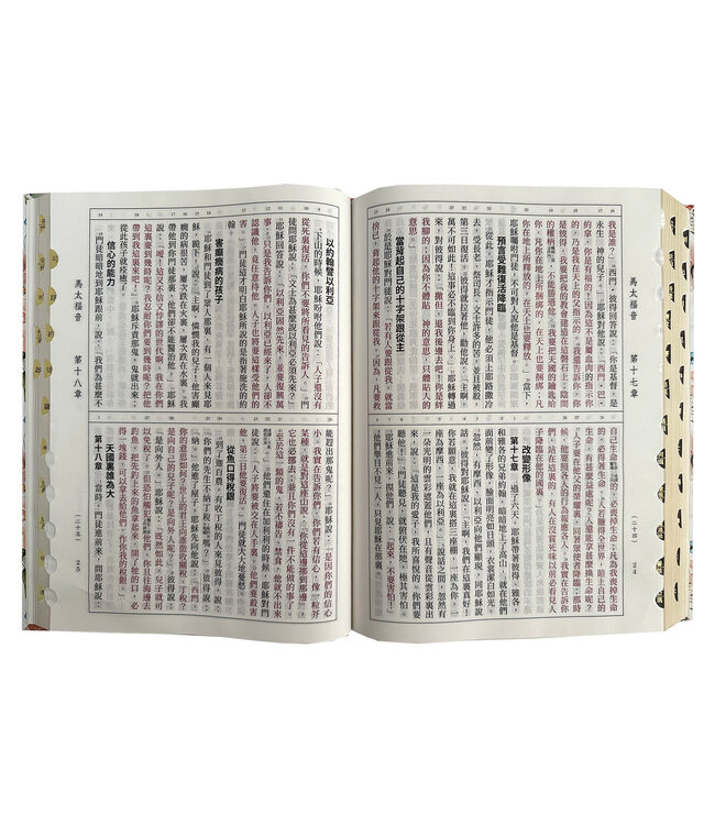 聖經．和合本．9系列．大字．精裝索引（花卉咖）