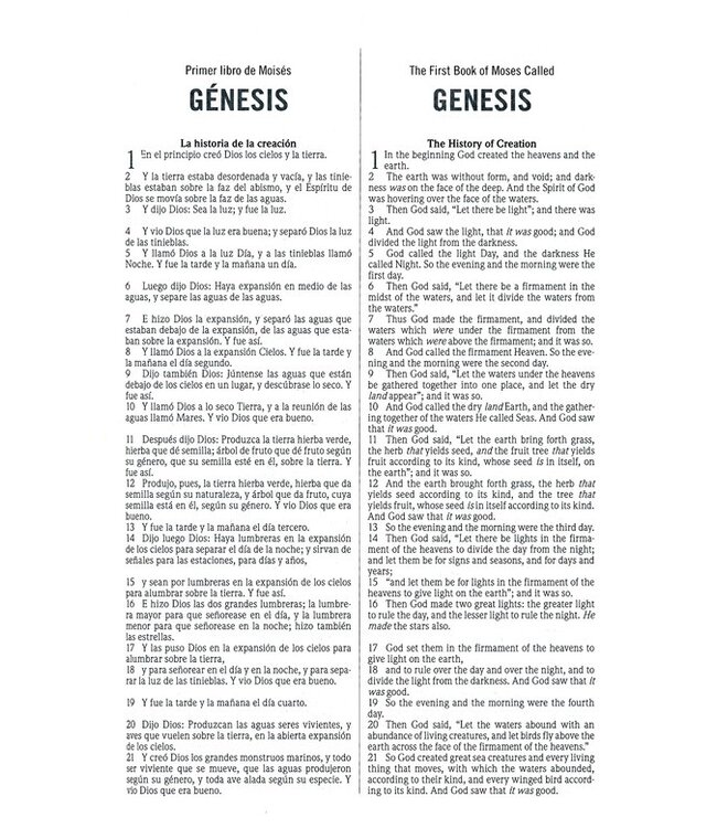 Biblia Bilingüe RVR 1960-NKJV, Enc. Dura (RVR 1960-NKJV Bilingual Bible, Hardcover)